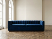 The Kensington in Sapphire Velvet