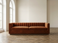 The Kensington in Terracotta Velvet