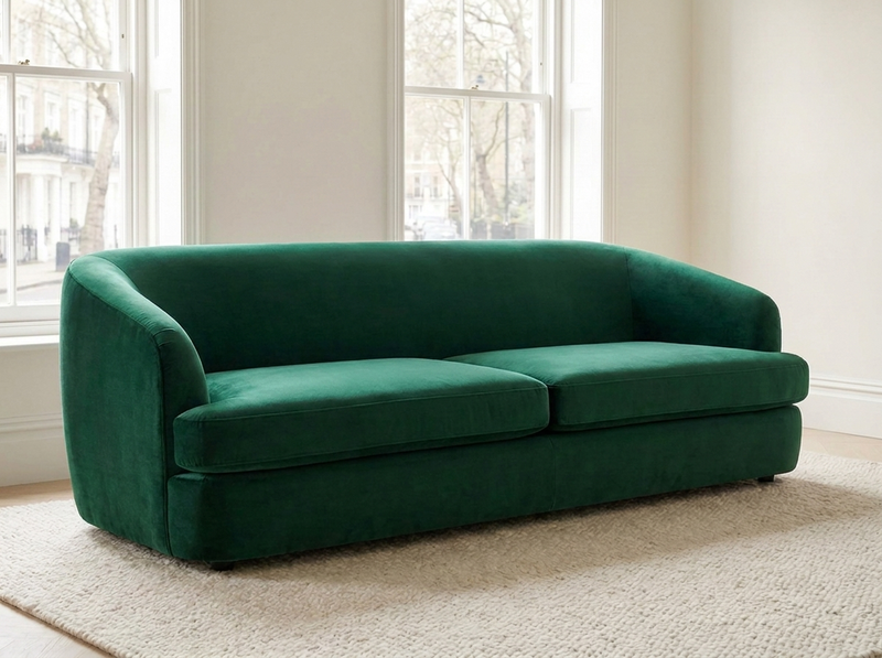 The Knightsbridge in Emerald Velvet