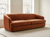 The Knightsbridge in Terracotta Velvet